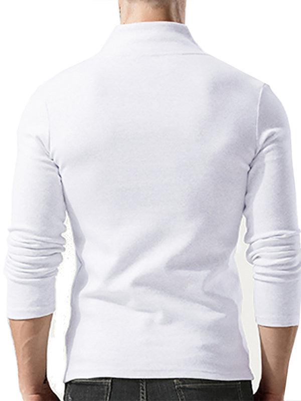 Men's Long Sleeve T-Shirt Muscle Fitted T Shirt Gym Workout Athletic Tee - 808Lush