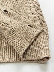 Men's Solid Color Single Breasted Casual Knit Cardigan - 808Lush