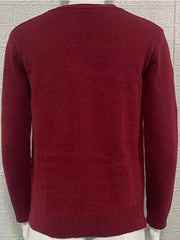 Men's V-neck long-sleeved slim cardigan jacket - 808Lush