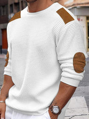 Men's casual pullover warm long sleeve sweater - 808Lush