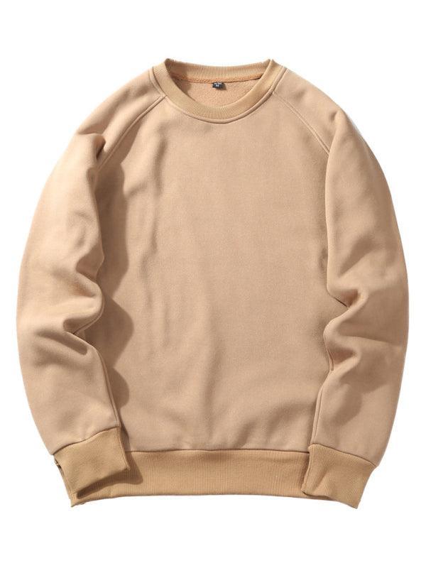 Men's casual raglan sleeve crew neck sweatshirt - 808Lush