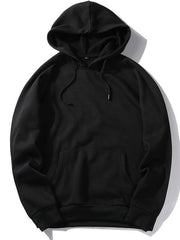 Men's casual solid color fashion hooded sweatshirt - 808Lush