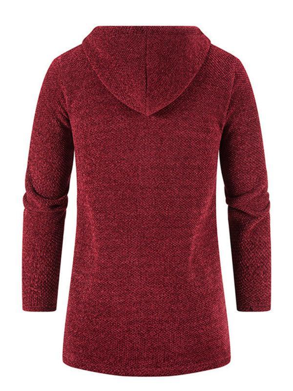 Men's casual zipper hooded cardigan - 808Lush