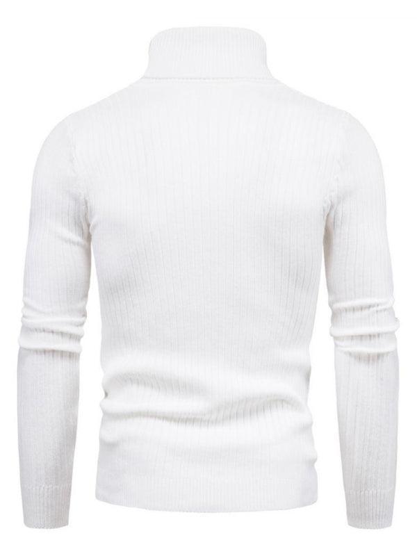 Men's knitted sweater cross-border turtleneck slim fit bottoming sweater - 808Lush