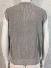 Men's lapel solid color Polo collar knitted top - 808Lush