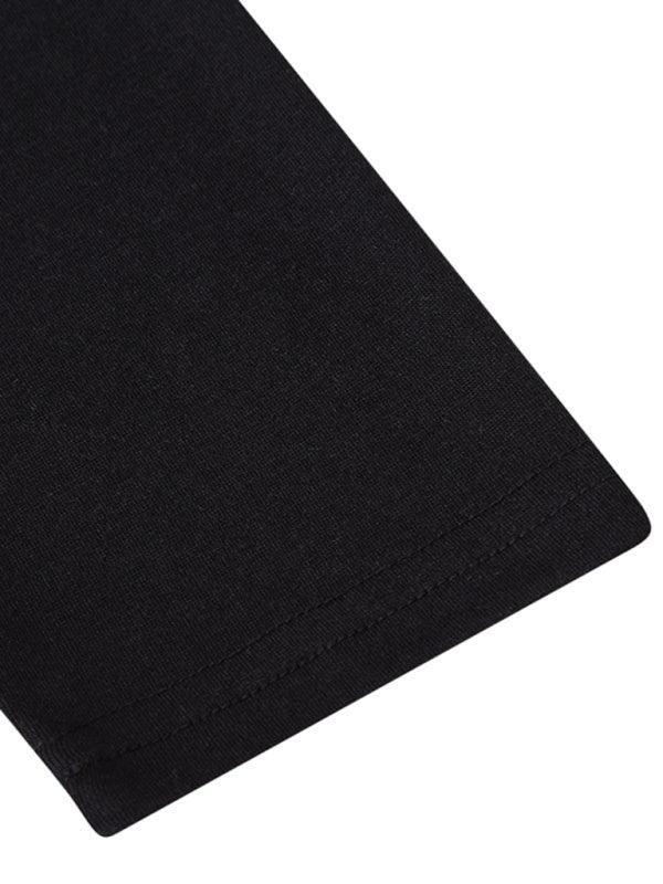 Men's long-sleeved solid color turtleneck bottoming T-shirt top - 808Lush