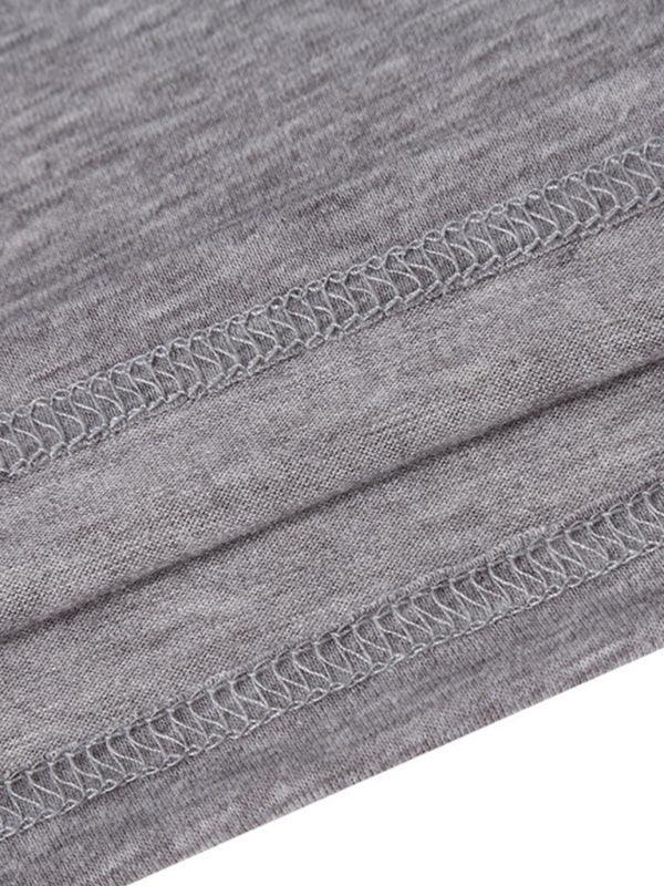 Men's long-sleeved solid color turtleneck bottoming T-shirt top - 808Lush