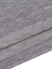 Men's long-sleeved solid color turtleneck bottoming T-shirt top - 808Lush