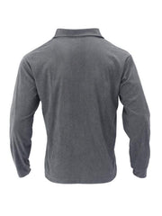 Men's casual multi-pocket solid color corduroy button-down shirt - 808Lush