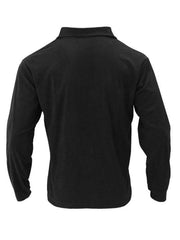 Men's casual multi-pocket solid color corduroy button-down shirt - 808Lush