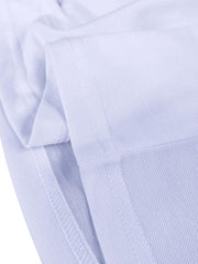Men's long-sleeved V-neck lapel contrasting color POLO shirt - 808Lush
