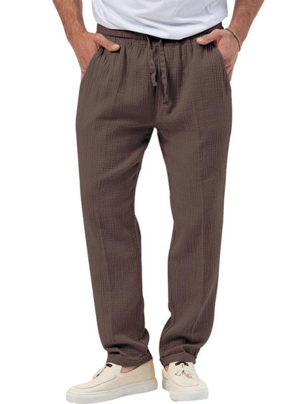 Men's casual long-sleeved shirt and trousers suit - 808Lush