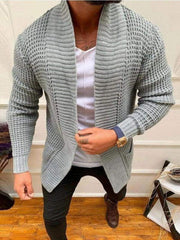 Men's loose casual knitted cardigan - 808Lush