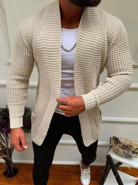 Men's loose casual knitted cardigan - 808Lush
