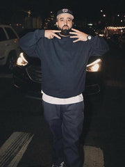 Men's round neck long sleeve sweatshirt - 808Lush