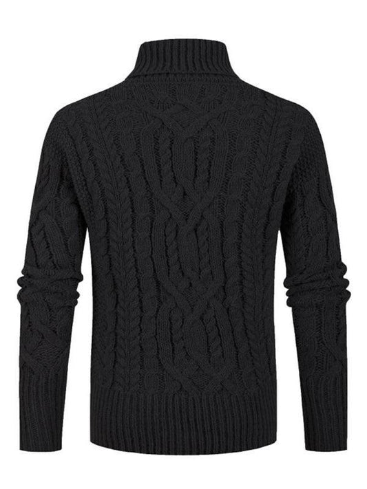 Men's twist pullover long-sleeved sweater - 808Lush