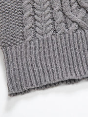 Men's twist pullover long-sleeved sweater - 808Lush