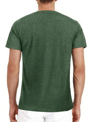 Men's solid color casual short-sleeved T-shirt - 808Lush