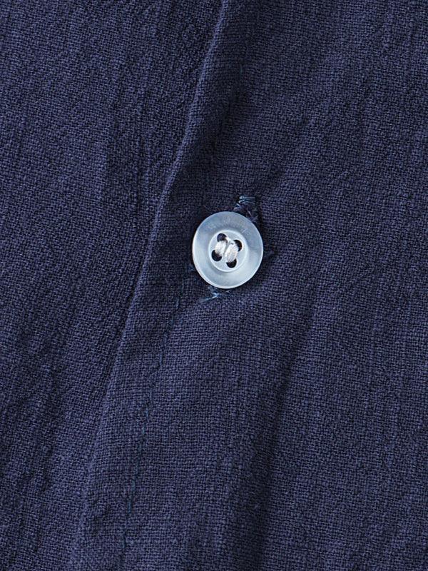 Men's solid color short-sleeved T-shirt shorts cotton linen casual suit - 808Lush