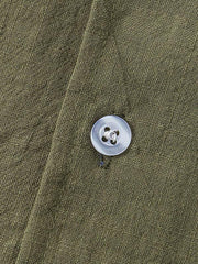 Men's solid color short-sleeved T-shirt shorts cotton linen casual suit - 808Lush
