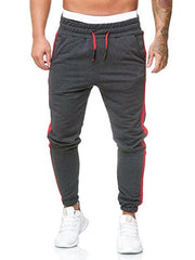 Men's sports color block casual trousers - 808Lush