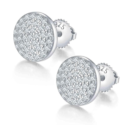 Moissanite 925 Sterling Silver Earrings - 808Lush