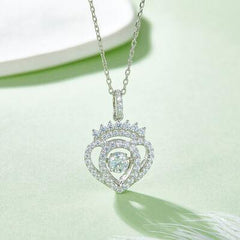 Moissanite 925 Sterling Silver Necklace - 808Lush