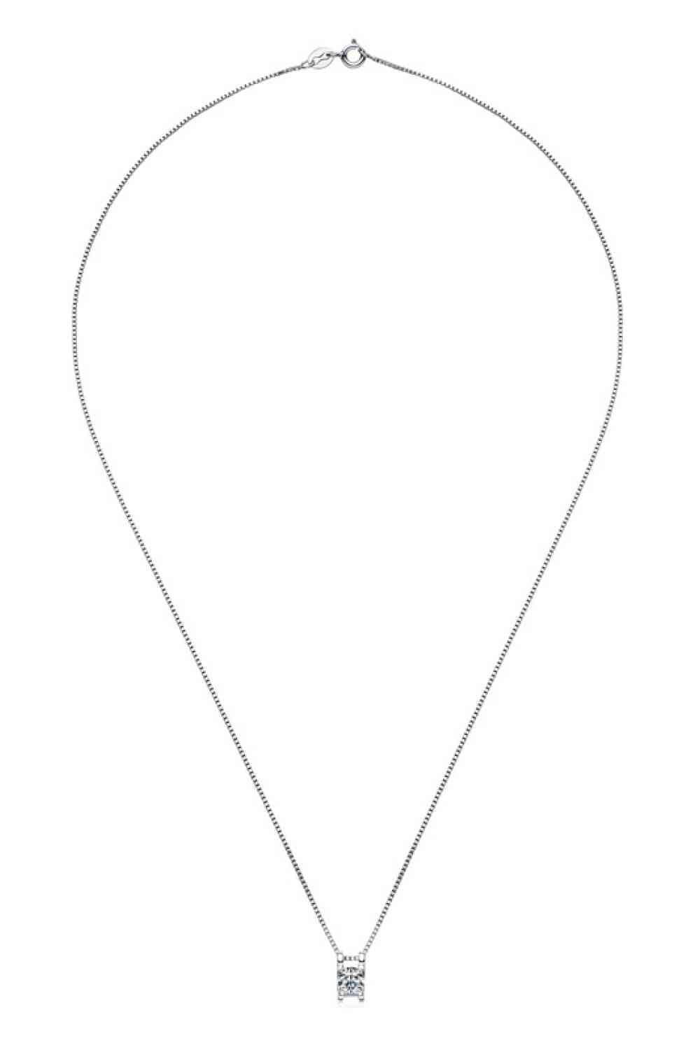 Moissanite 925 Sterling Silver Necklace - 808Lush