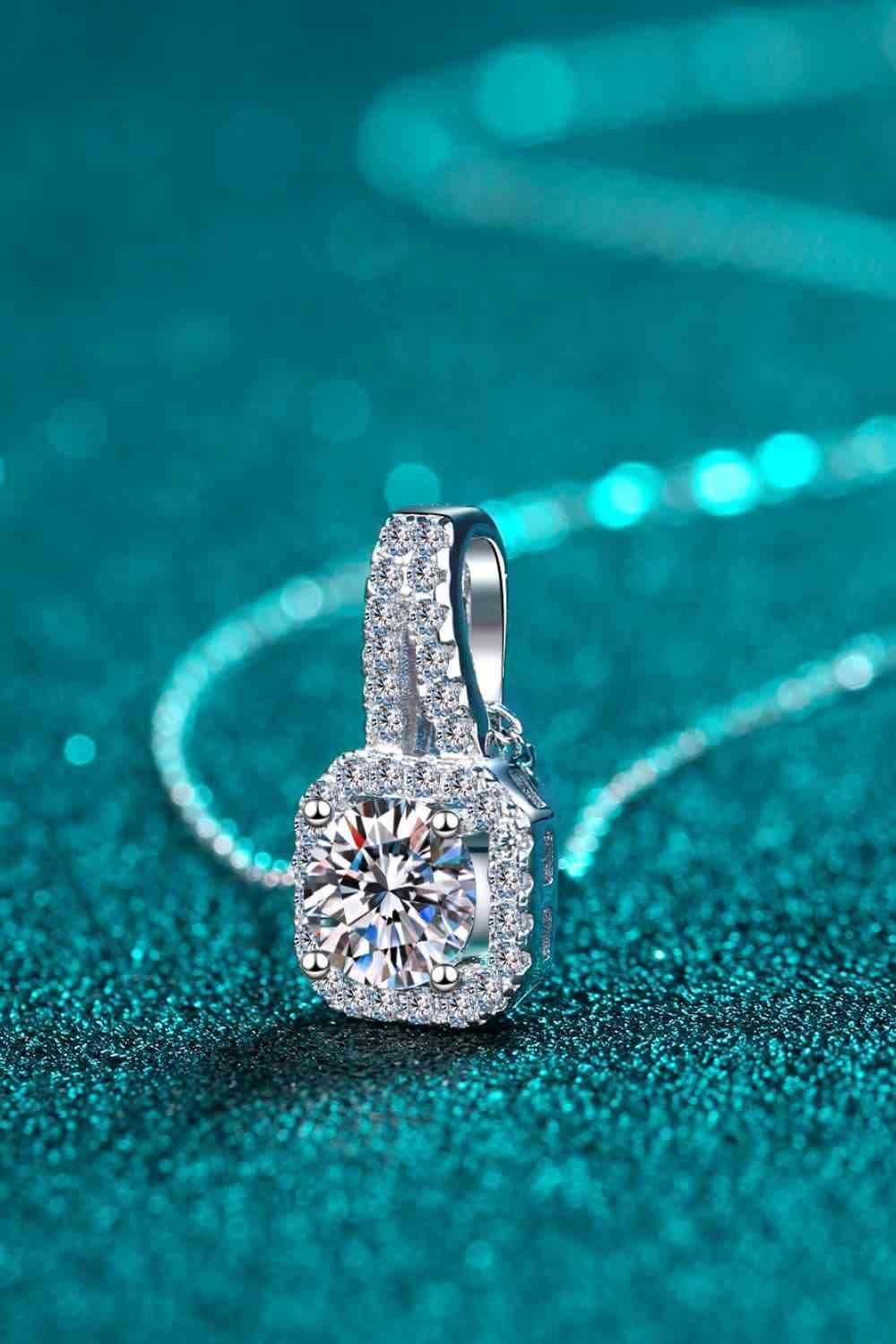 Moissanite 925 Sterling Silver Necklace - 808Lush