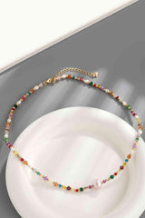 Multicolored Bead Necklace - 808Lush
