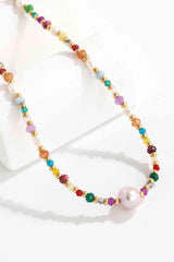 Multicolored Bead Necklace - 808Lush