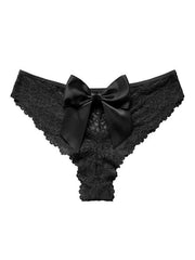 Christmas outfit sexy bow breathable lace low waist panties - 808Lush