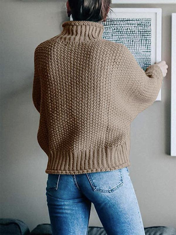 Contrast Color Knitted Sweater Sweater - 808Lush