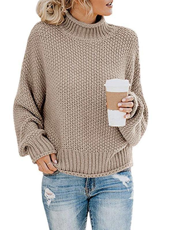 Contrast Color Knitted Sweater Sweater - 808Lush