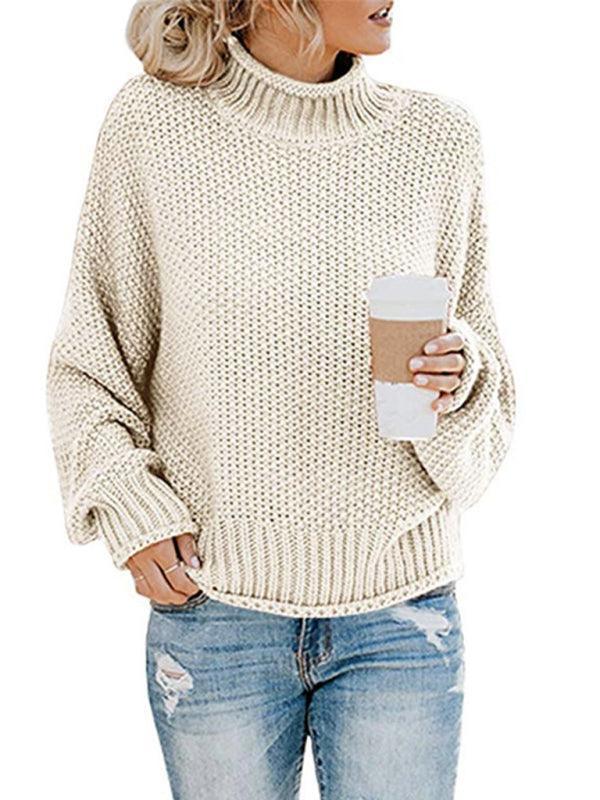 Contrast Color Knitted Sweater Sweater - 808Lush