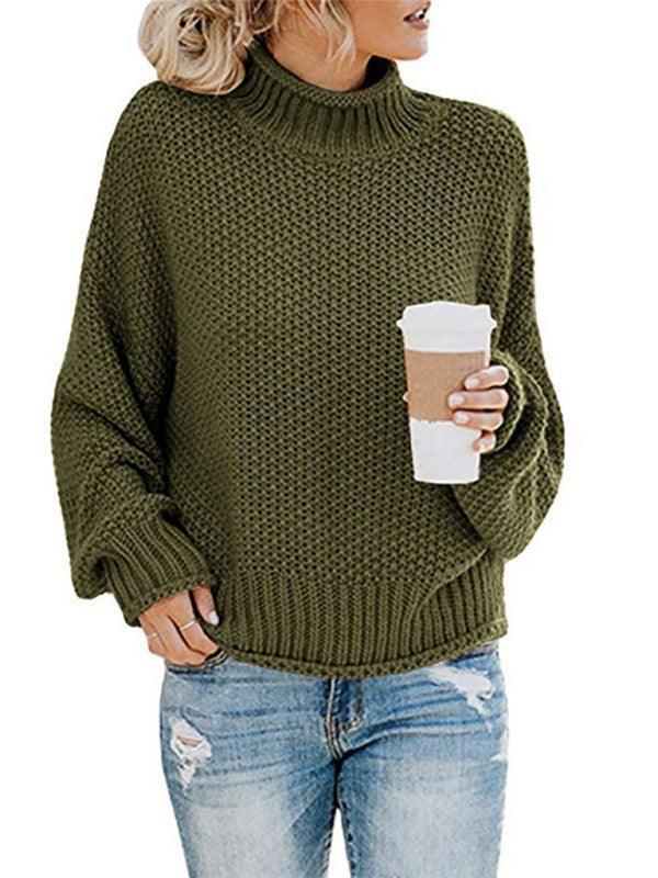 Contrast Color Knitted Sweater Sweater - 808Lush