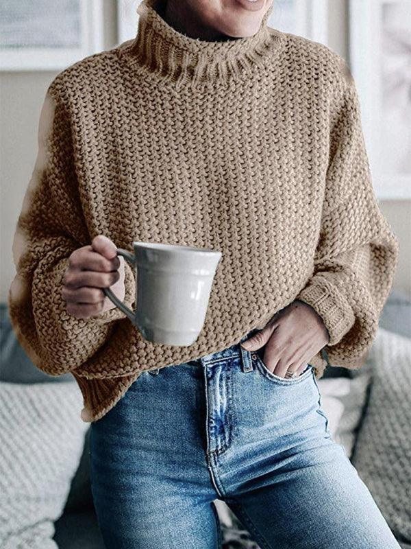 Contrast Color Knitted Sweater Sweater - 808Lush