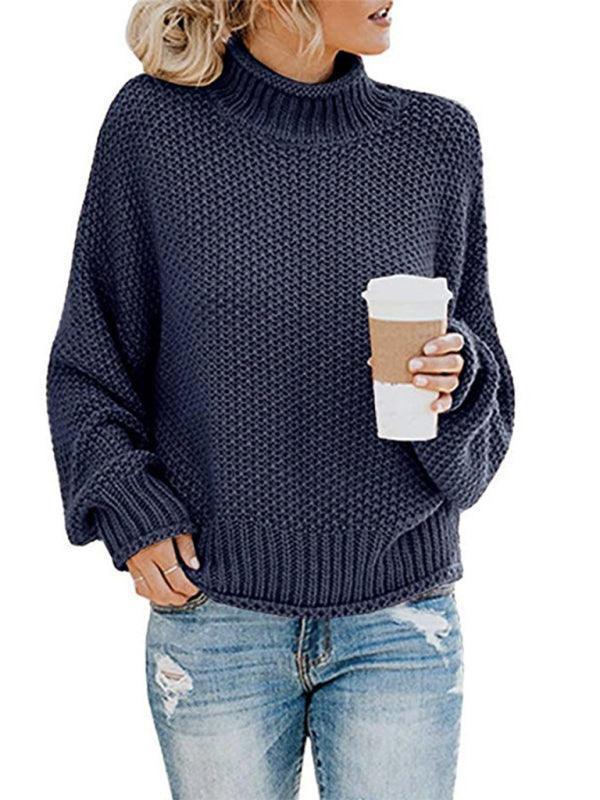 Contrast Color Knitted Sweater Sweater - 808Lush
