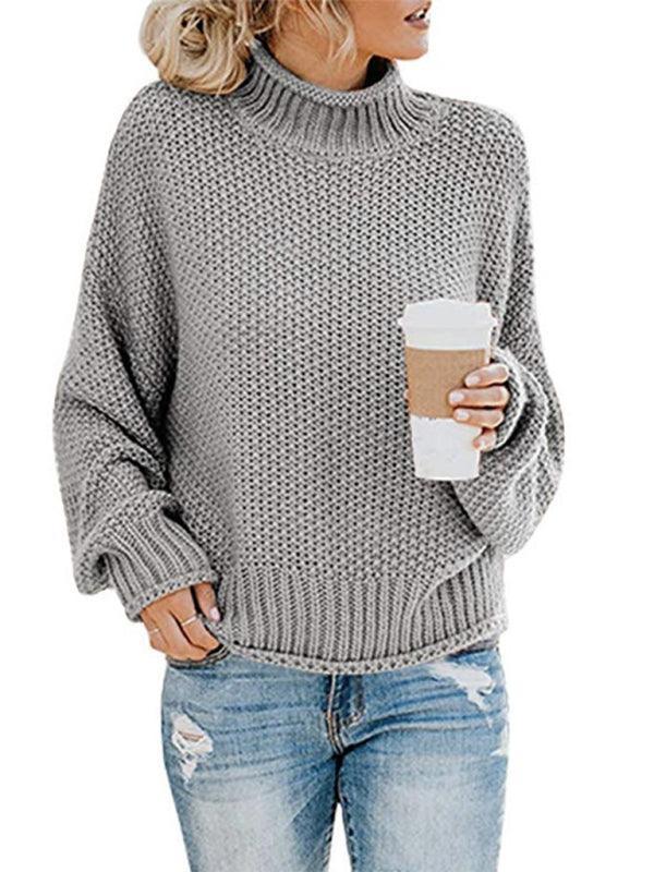 Contrast Color Knitted Sweater Sweater - 808Lush