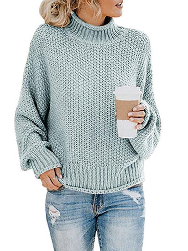 Contrast Color Knitted Sweater Sweater - 808Lush