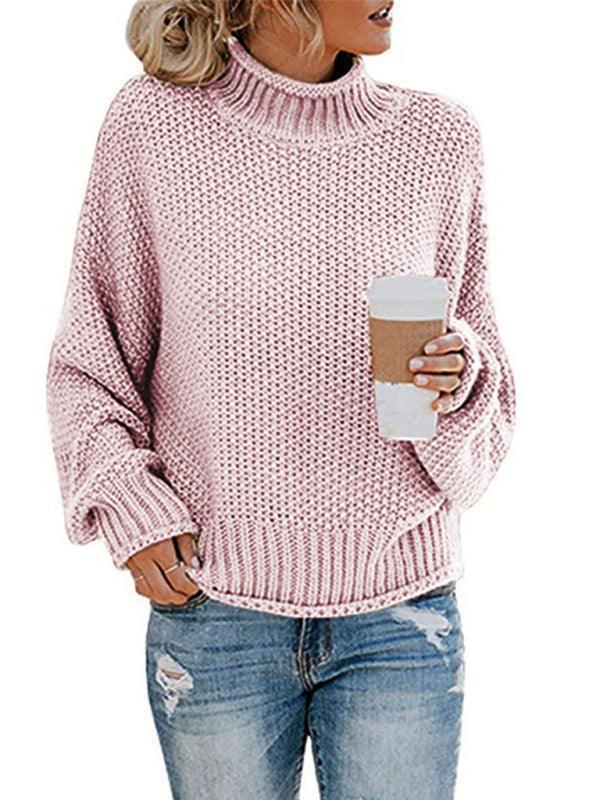Contrast Color Knitted Sweater Sweater - 808Lush