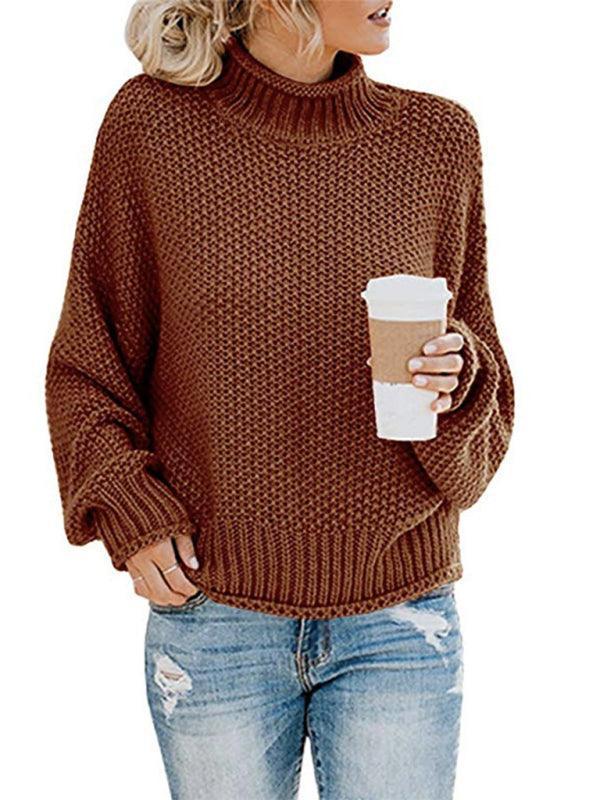 Contrast Color Knitted Sweater Sweater - 808Lush