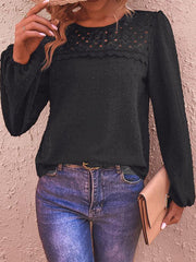 design stitching long-sleeved solid color shirt - 808Lush