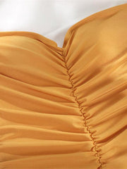drawstring one-piece swimsuit solid color pleated sexy suspender bikini - 808Lush