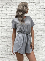 fashion waist one-piece shorts - 808Lush