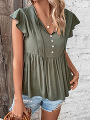fashion women's European and American design sense shirt - 808Lush