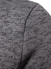 Men high collar style casual pile collar top - 808Lush