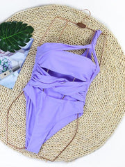 one-piece swimsuit sexy hollow backless - 808Lush