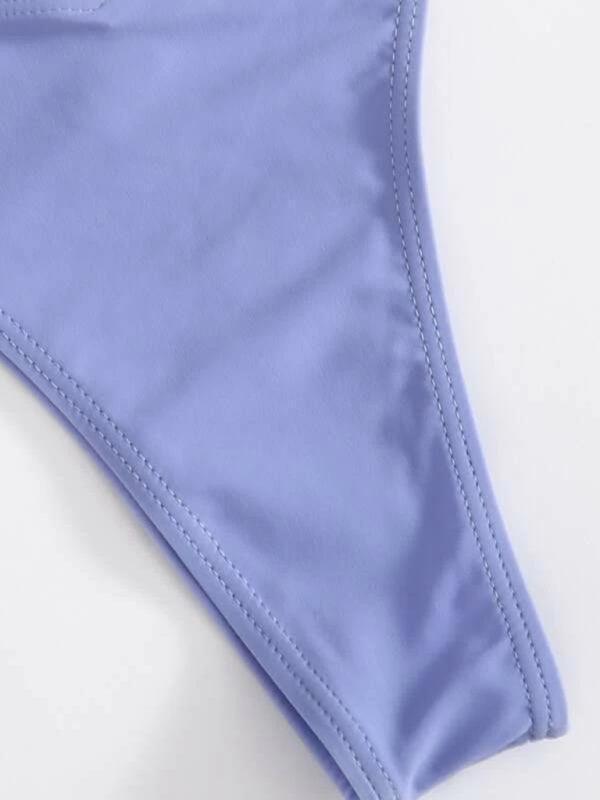 sexy bikini solid color bikini swimsuit - 808Lush