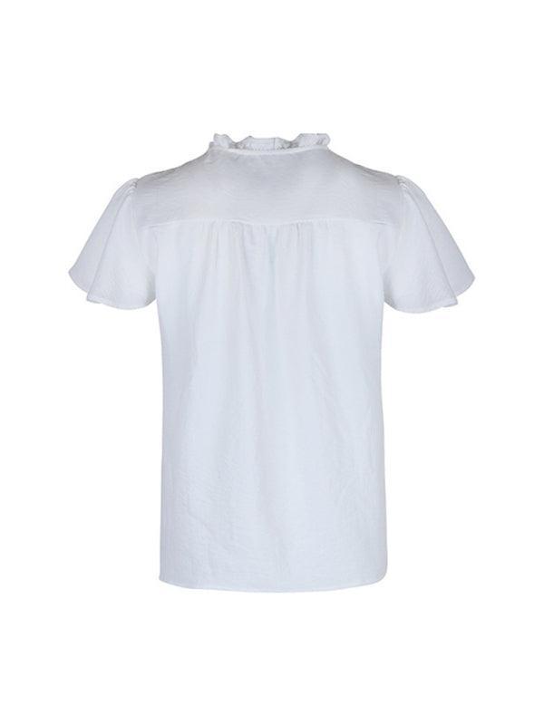 short sleeve embroidered shirt - 808Lush